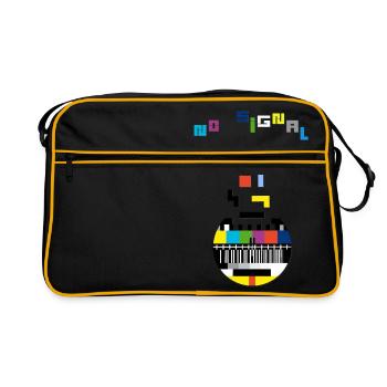 no signal - Retro Bag - black/gold - Front