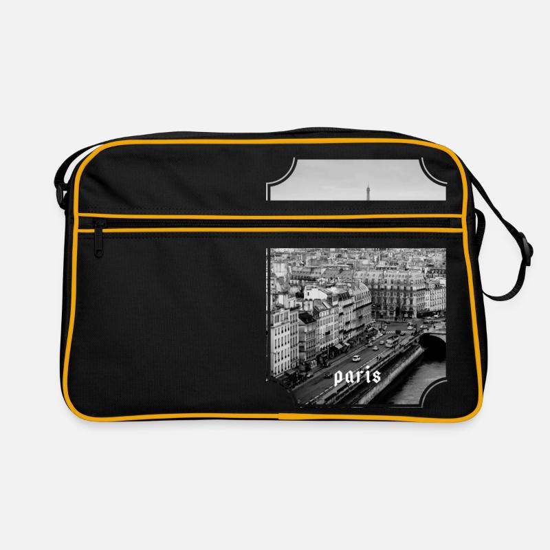 Paris - Sac Retro - noir/or