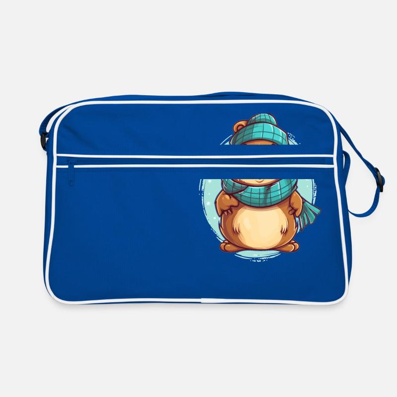 Gemütlicher Otter Retro Tasche