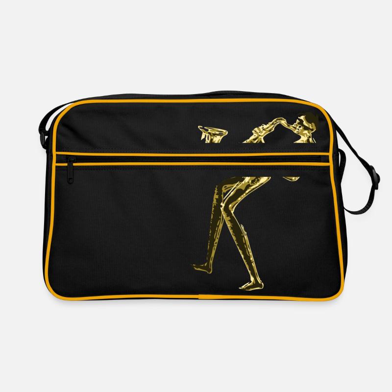 Jazz-Saxophon Retro Tasche