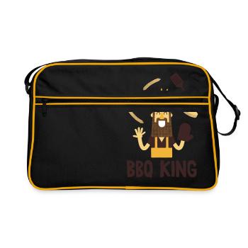 bbq king - Sac Retro - noir/or - Devant
