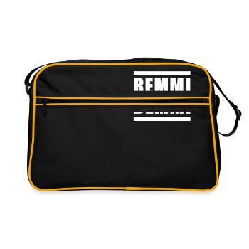 Remmi Demmi noir et blanc - Sac Retro - noir/or - Devant