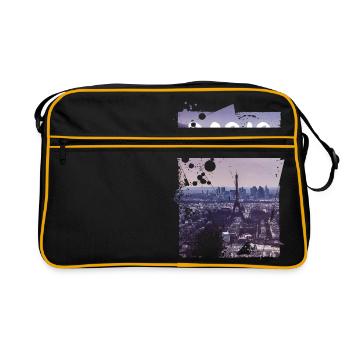 Paris - Retro Bag - black/gold - Front