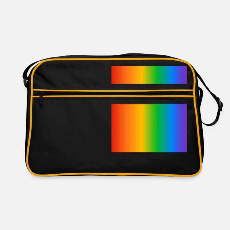 Rainbow Gradients Colours Retro Bag