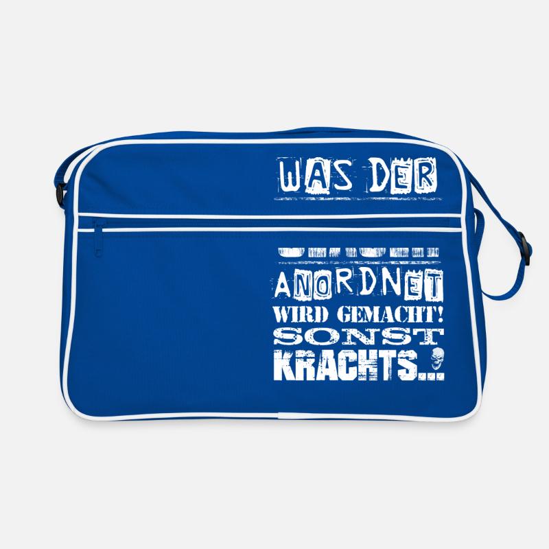 Beruf - Was der Glaser anordnet, wird gemacht Retro Tasche