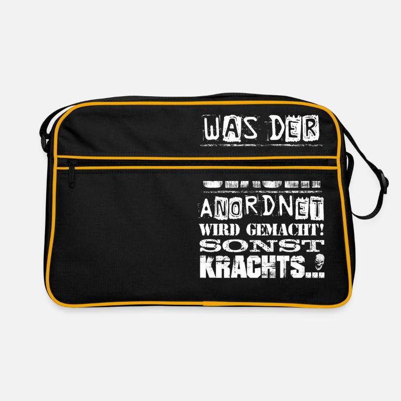 Beruf - Was der Glaser anordnet, wird gemacht Retro Tasche
