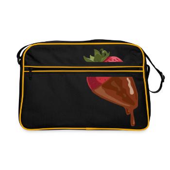 chocolate sweets candy chocolate118 - Retro Bag - black/gold - Front