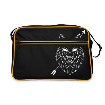 Loup - Sac Retro - noir/or - Devant