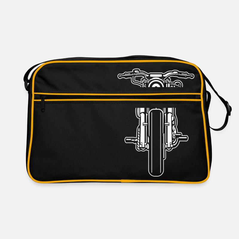 Motorcycle Motorcycle 03_white Retro Bag
