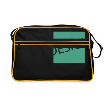Design - Sac Retro - noir/or - Devant