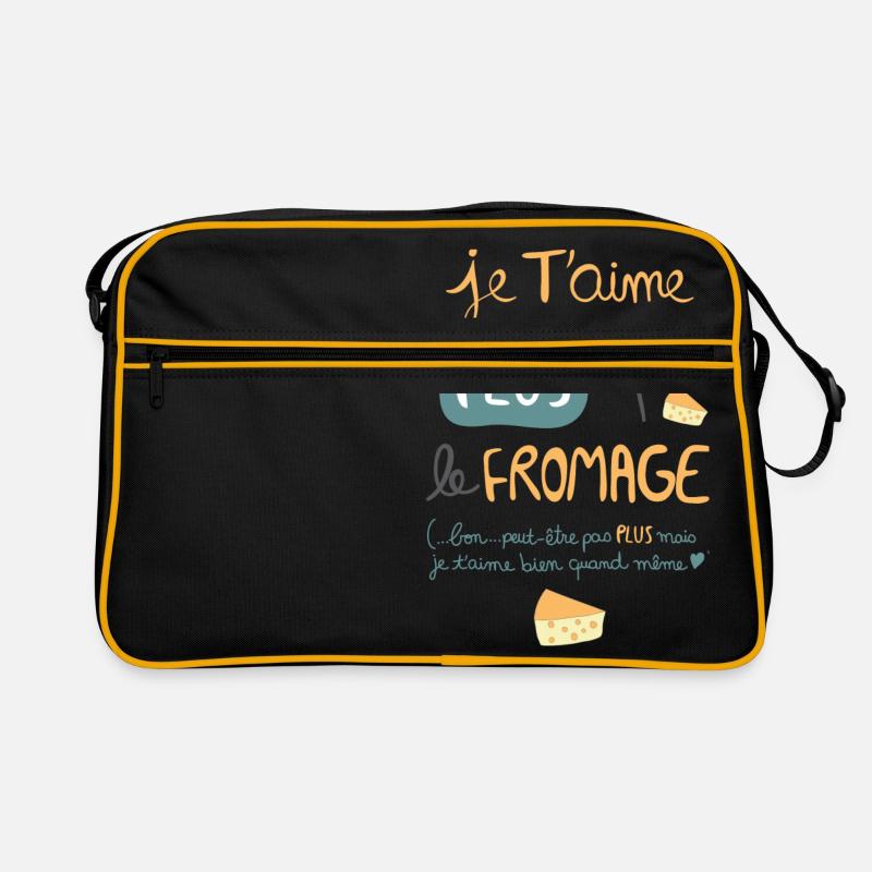 fromage - Sac Retro - noir/or