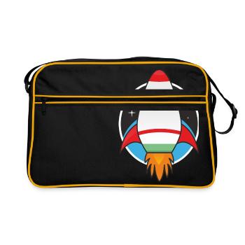 rocket - Retro Bag - black/gold - Front