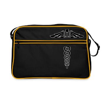 Doctor logo - Retro Bag - black/gold - Front