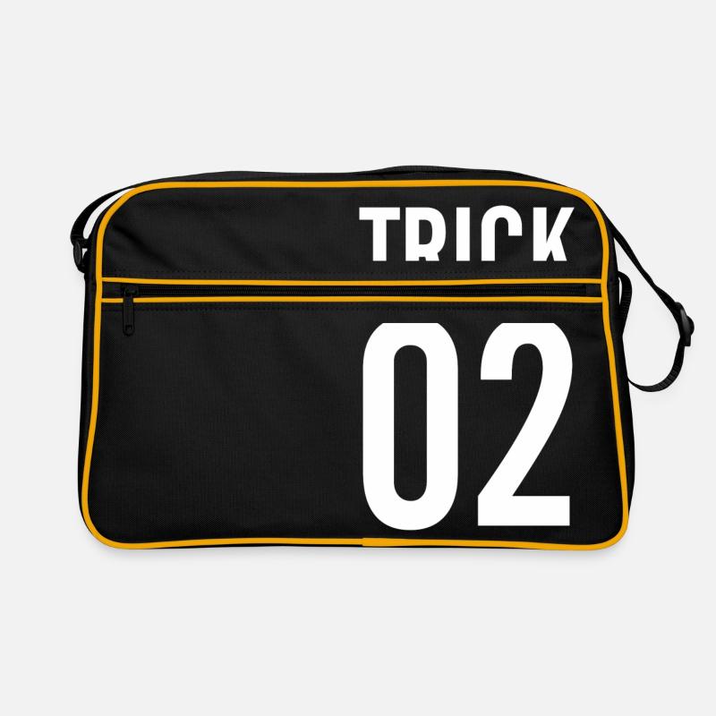 TRICK - Retro Bag - black/gold
