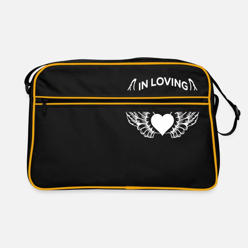 RIP mourning gift funeral love heart Retro Bag