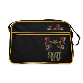 Skate Till Die - Retro Bag - black/gold - Front
