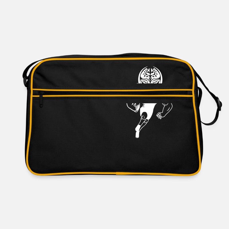 Maori Rugby Player Haka Running - Gift Idea Retro Bag