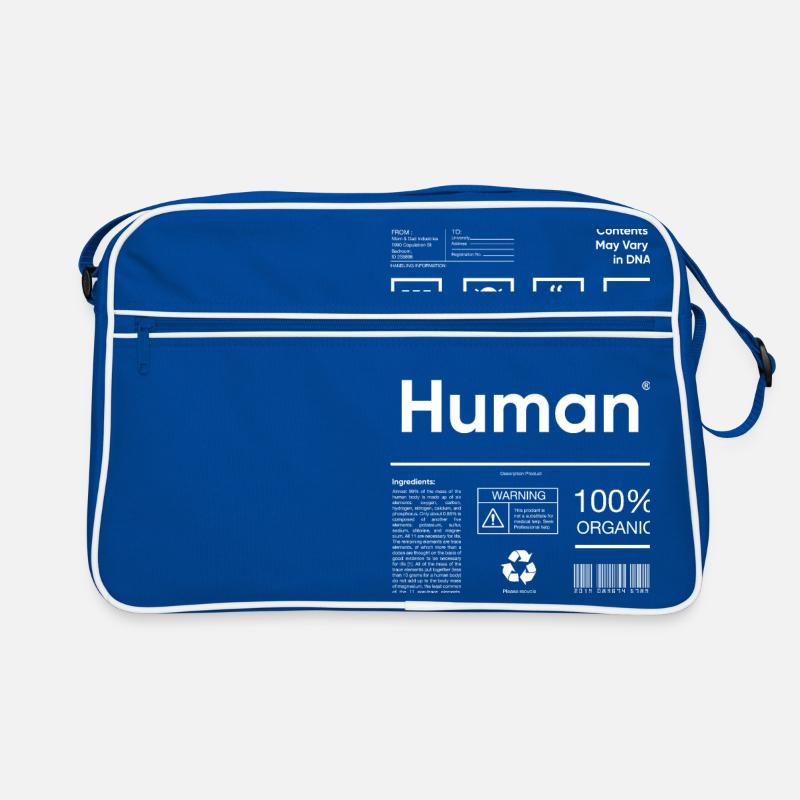 Human White Retro Bag