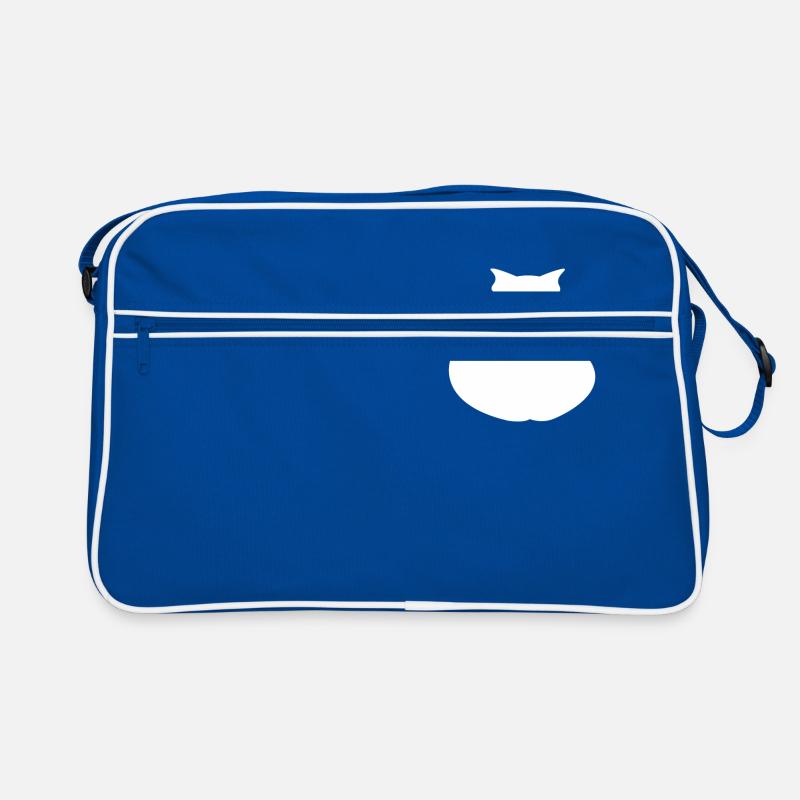 dicke Katze Retro Tasche
