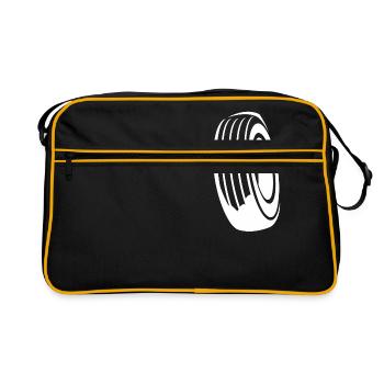 Courses - Sac Retro - noir/or - Devant