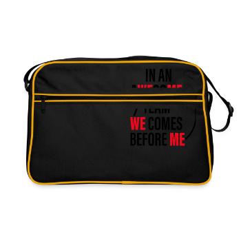 Travail d'équipe - Sac Retro - noir/or - Devant