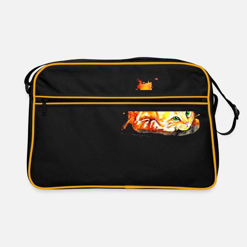 Chat roux Sac Retro