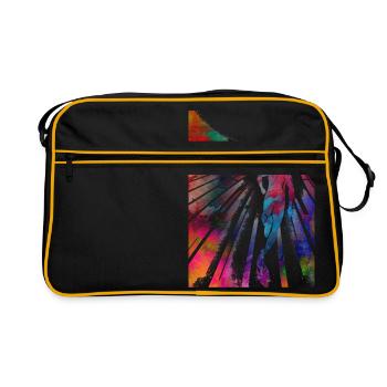 Runner sport #jogging - Retro Bag - black/gold - Front