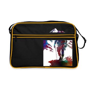 Climbing sport #sport - Retro Bag - black/gold - Front