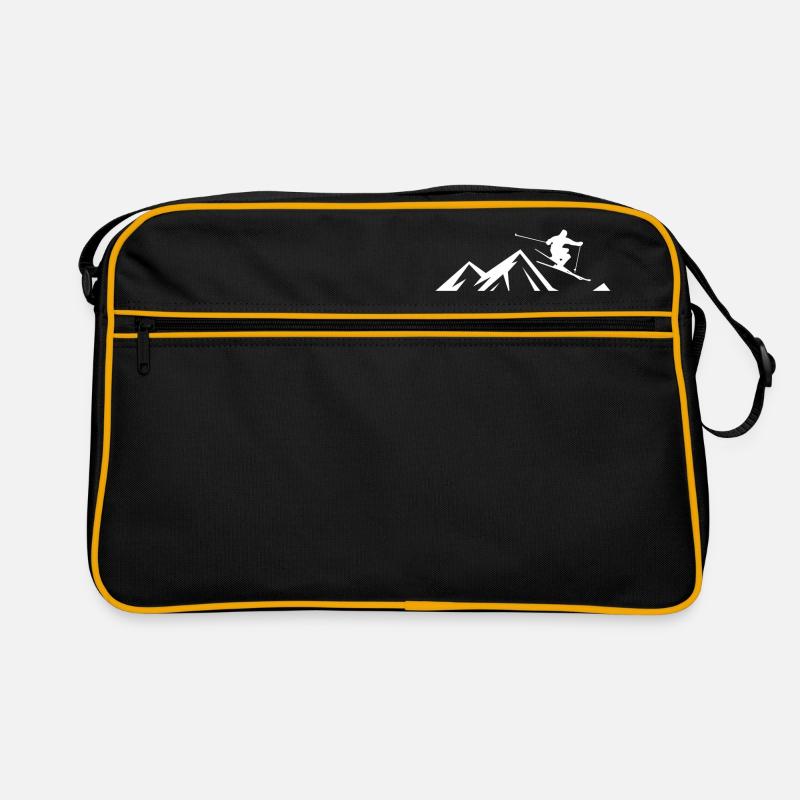 Ski Ski Montagne Sac Retro