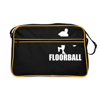 Floorball - Sac Retro - noir/or - Devant