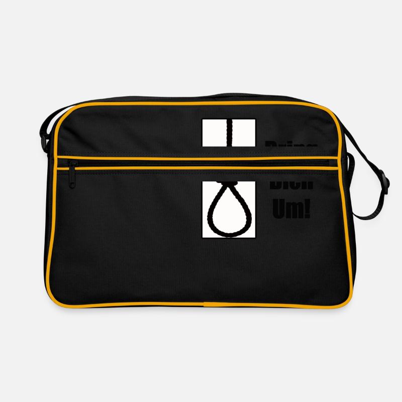Bring dich um Retro Tasche