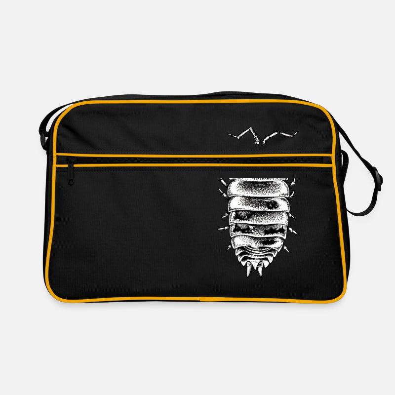 Assel - Retro Tasche - Schwarz/Gold