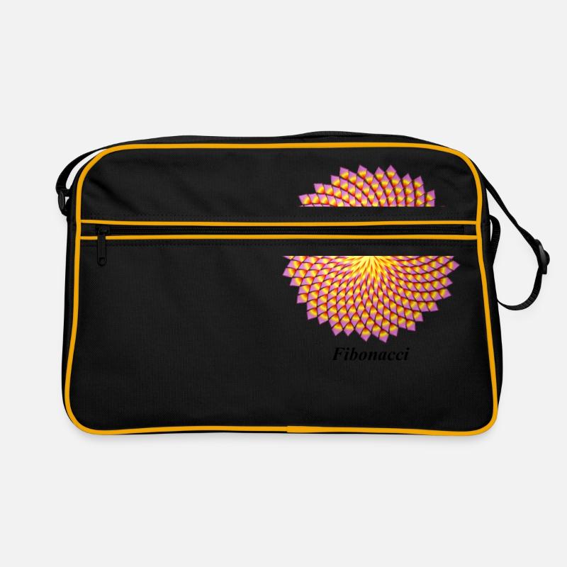 Fibonacci flower Retro Bag