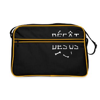 DAMAGE OF BONES - Word Games - Francois Ville - Retro Bag - black/gold - Front