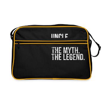 Uncle myth legend - Retro Bag - black/gold - Front