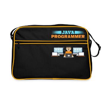 Java Programmer - Retro Bag - black/gold - Front