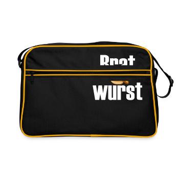 Bratwurst - Retro Bag - black/gold - Front