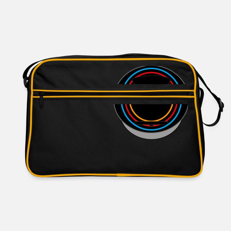 Logo gyroroue V8/V10 - Sac Retro - noir/or