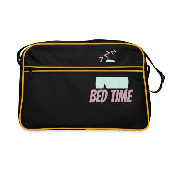 Bed time, bedtime - Retro Bag - black/gold - Front