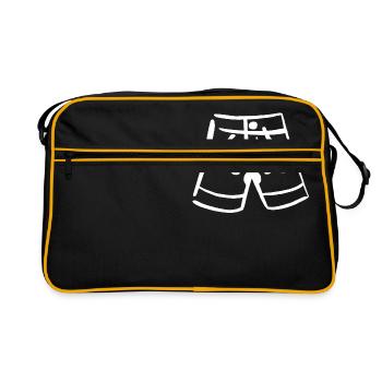 Pants, shorts, dead trousers, dead pants here - Retro Bag - black/gold - Front
