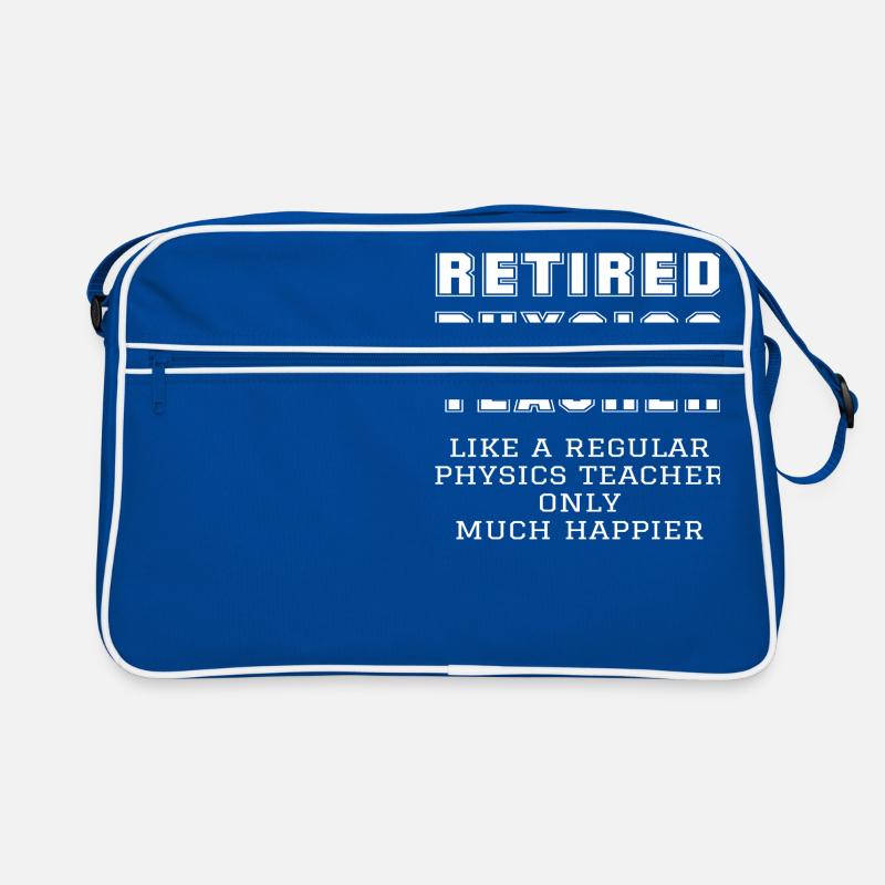 Funny Retired Physics Teacher Retirement Gift Retro Bag