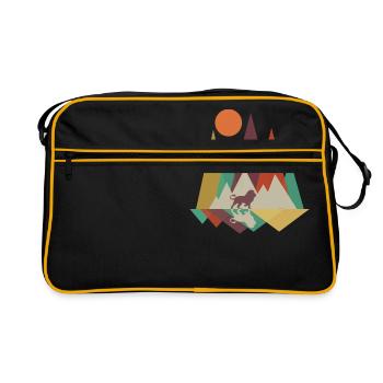 lion king - Retro Bag - black/gold - Front