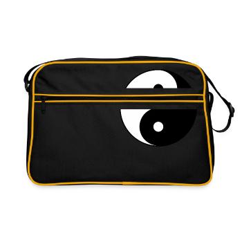 Yin yang - Retro Bag - black/gold - Front
