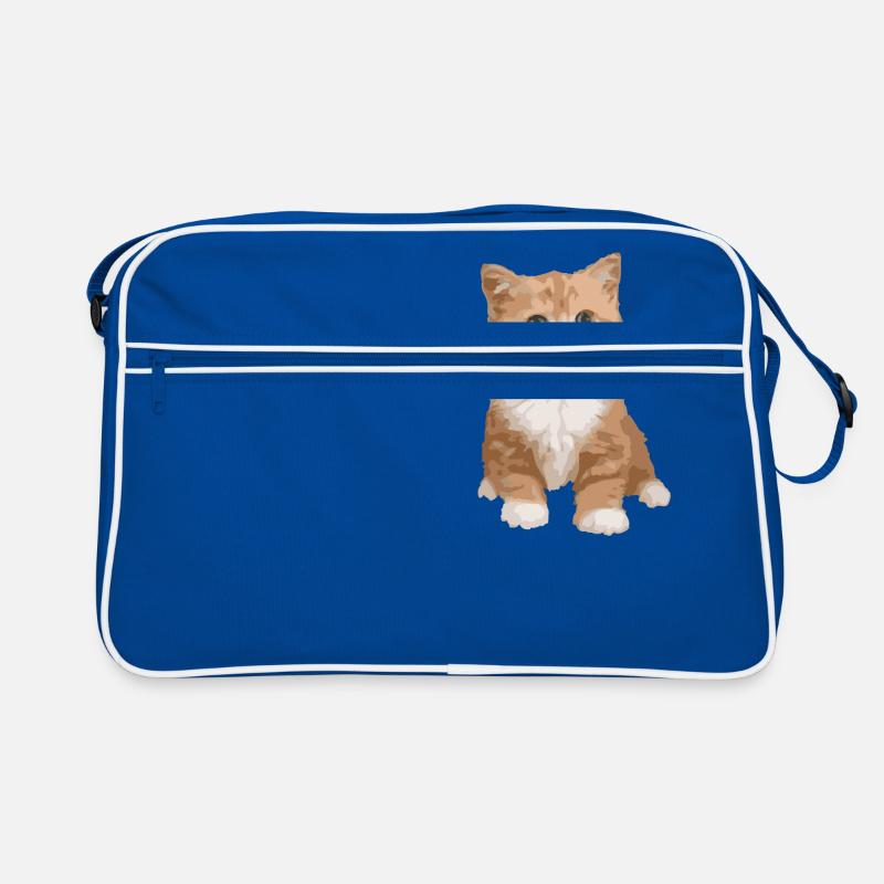 Katze - Katze Retro Tasche