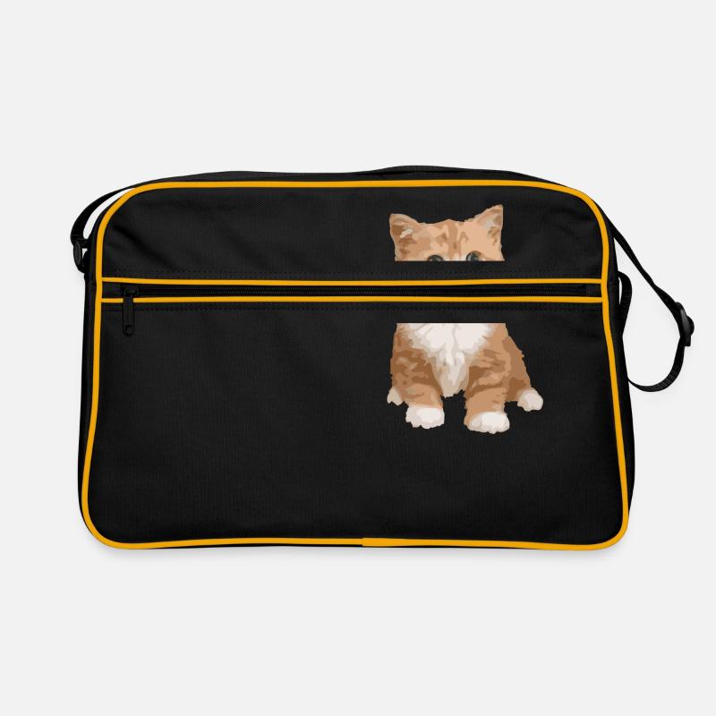 cat - cat - Retro Bag - black/gold