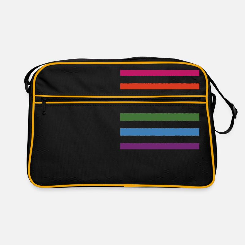 rainbow flag Retro Bag