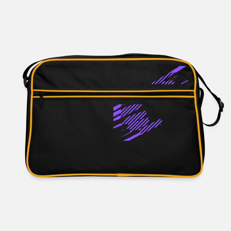 a design with stripes Retro Bag