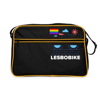 Lesbienne - Sac Retro - noir/or - Devant