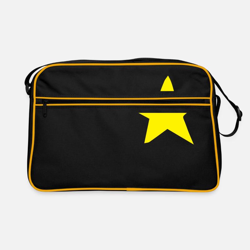 étoile simple ROUGH jaune Sac Retro