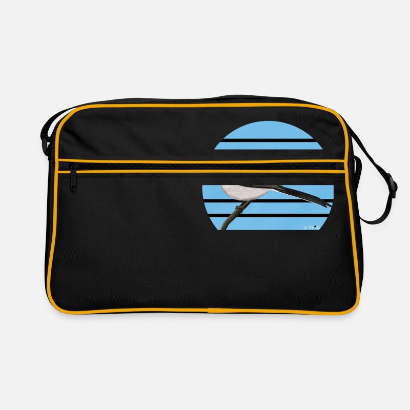 conception d'oiseaux à longue queue Sac Retro